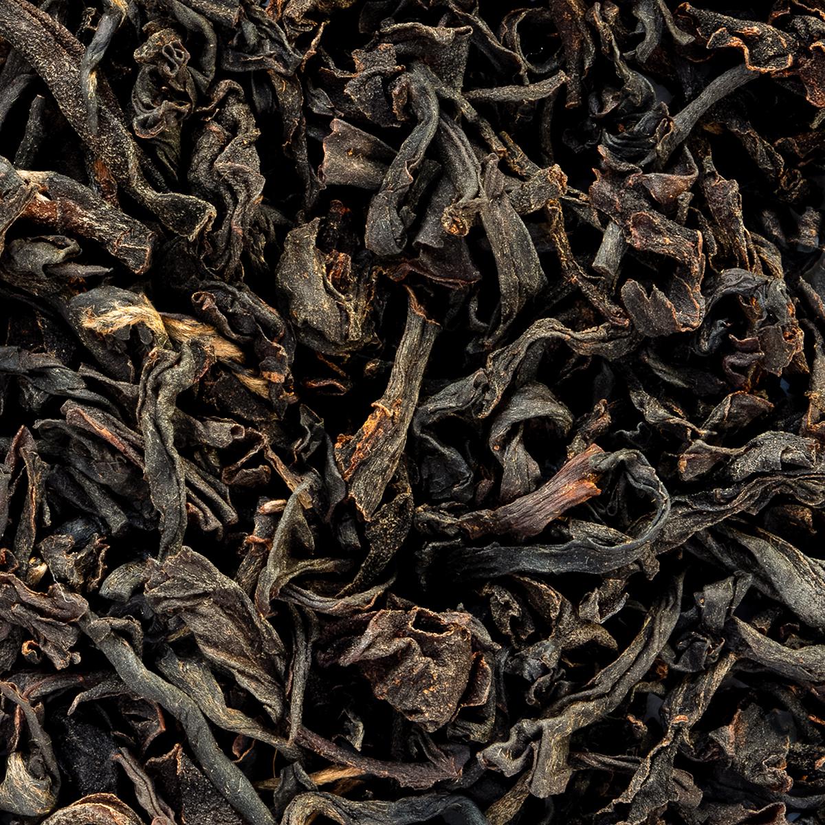 Bio Ceylon OP Schwarztee – Made in Thé, Nahaufnahme