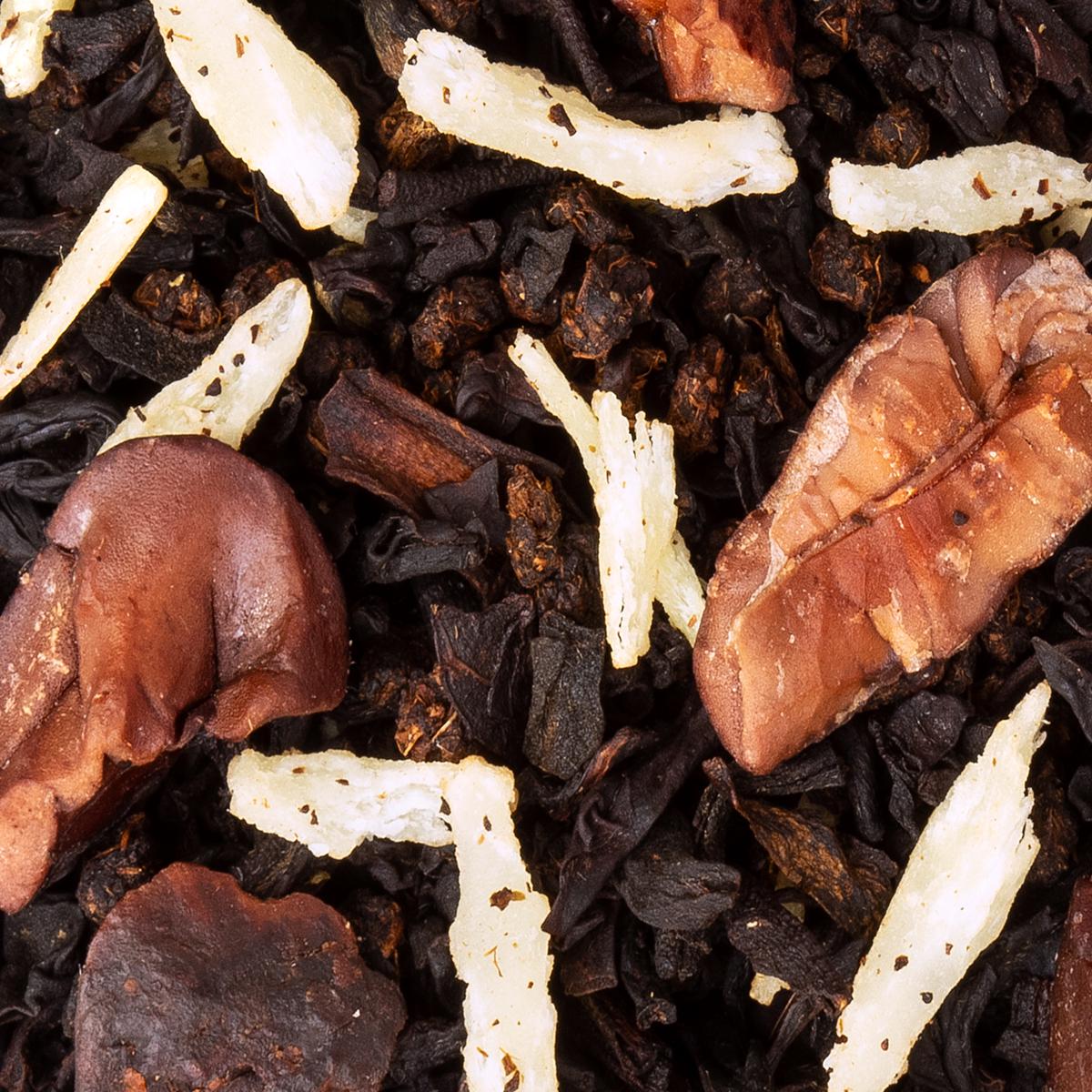 Bio Schwarztee Kakao-Schoko, Geschmack Schokolade – Made in Thé, Nahaufnahme