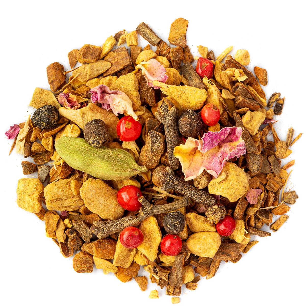 Bio Kräutertee Éveil des Chakras – Made in Thé, Draufsicht