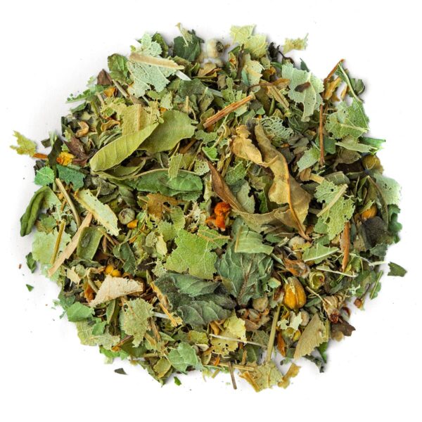 Bio Kräutertee Fraîcheur du Tilleul, Geschmack Lindenblüte und Minze – Made in Thé, Draufsicht