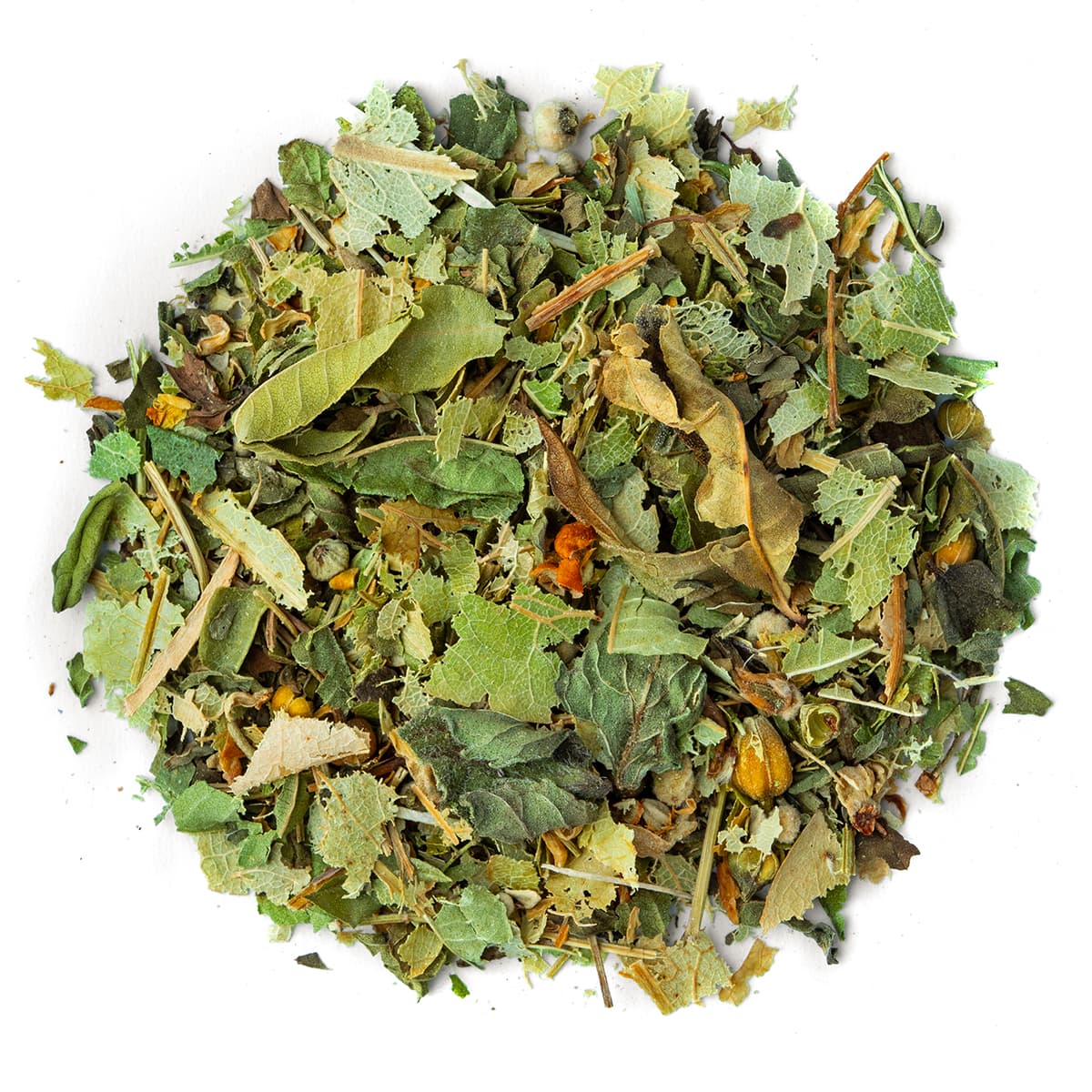 Bio Kräutertee Fraîcheur du Tilleul, Geschmack Lindenblüte und Minze – Made in Thé, Draufsicht