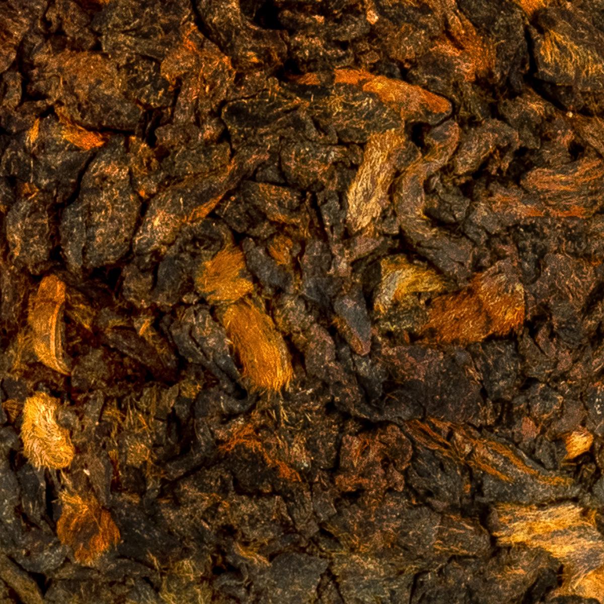 Pu-Erh Mini Tuo Cha – Made in Thé, Nahaufnahme