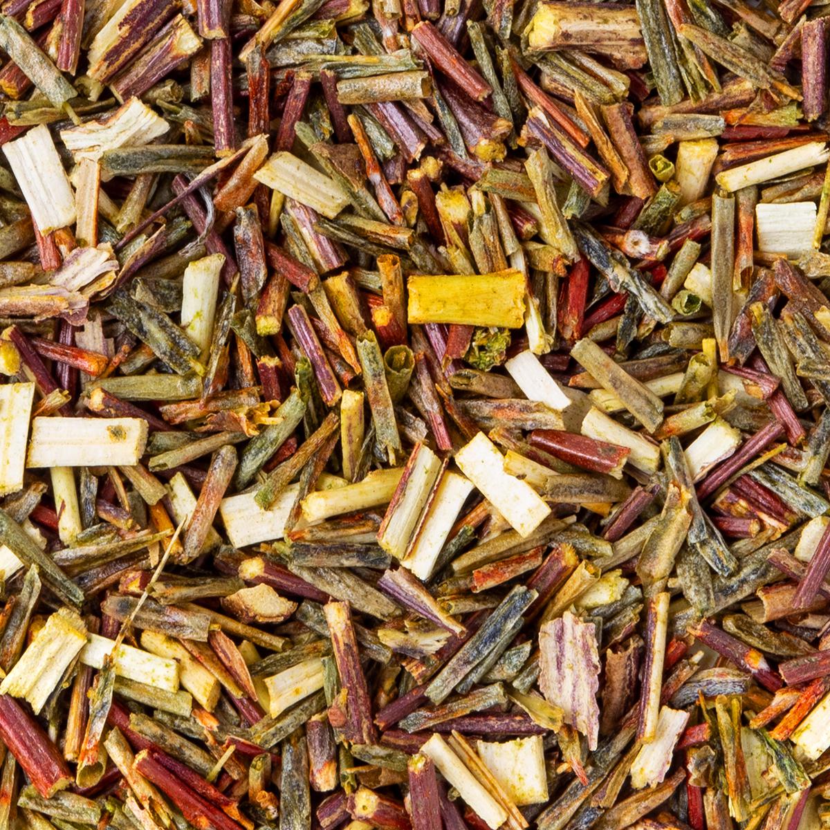 Bio Grüner Rooibos – Made in Thé, Nahaufnahme