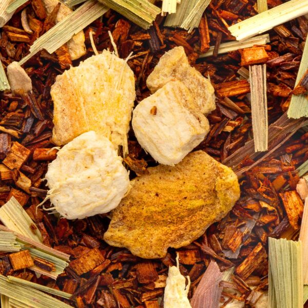 Rooibos Gingembre Citron Bio saveur Citron et Gingembre par Made in Thé - Vue zoomée