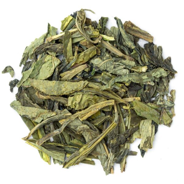 Thé Vert China Lung Ching Superior Bio par Made in Thé - Vue de haut
