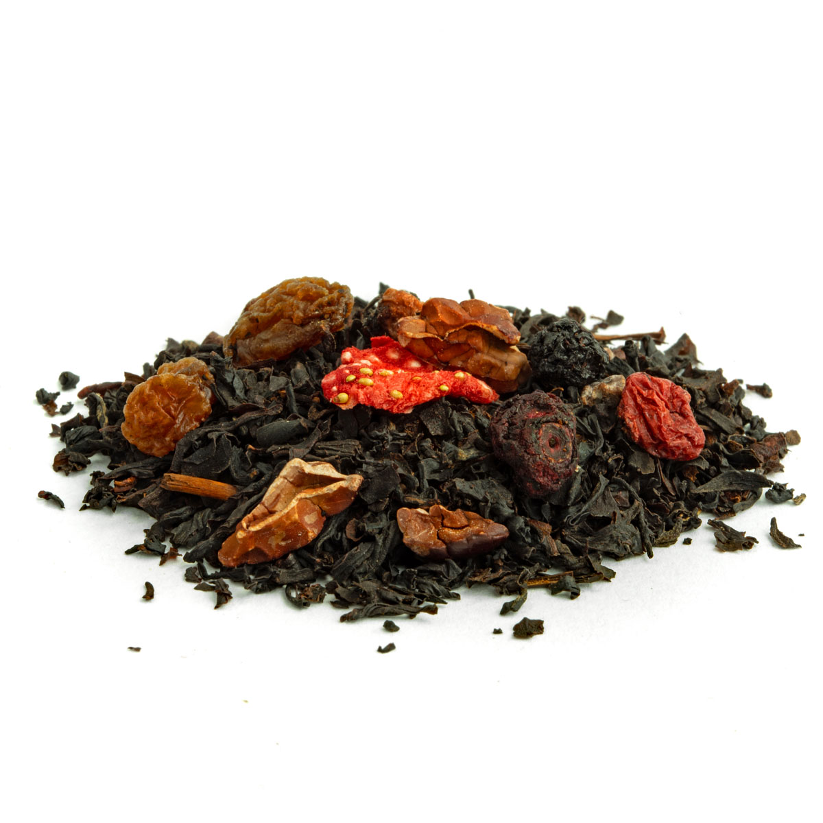 Bio Schwarztee Berries & Cacao, Geschmack Brownie und Wildbeeren – Made in Thé, Seitenansicht