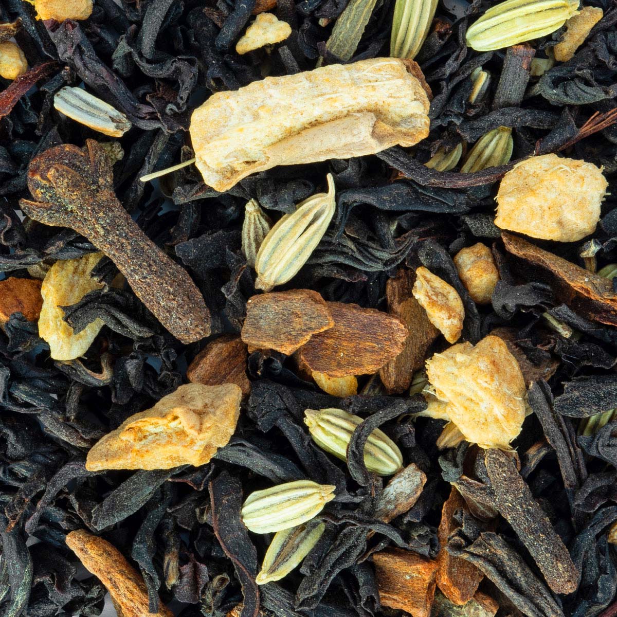 Bio Chai Schwarztee – Made in Thé, Nahaufnahme