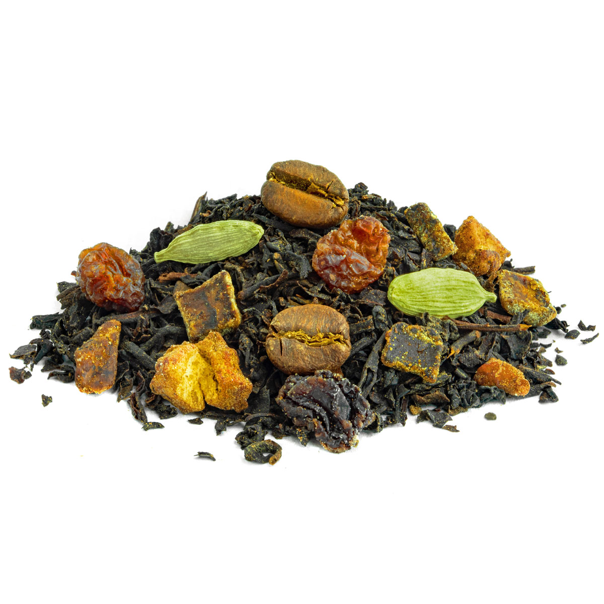 Schwarztee Théspresso, Geschmack Kaffee und Kardamom – Made in Thé, Seitenansicht