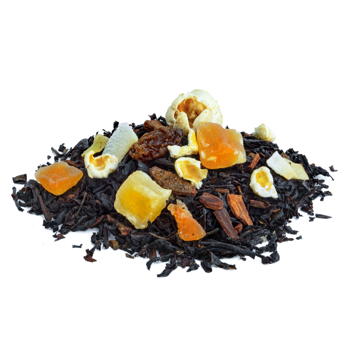 Schwarztee Eclat d’Amandes, Geschmack Mandel – Made in Thé, Seitenansicht