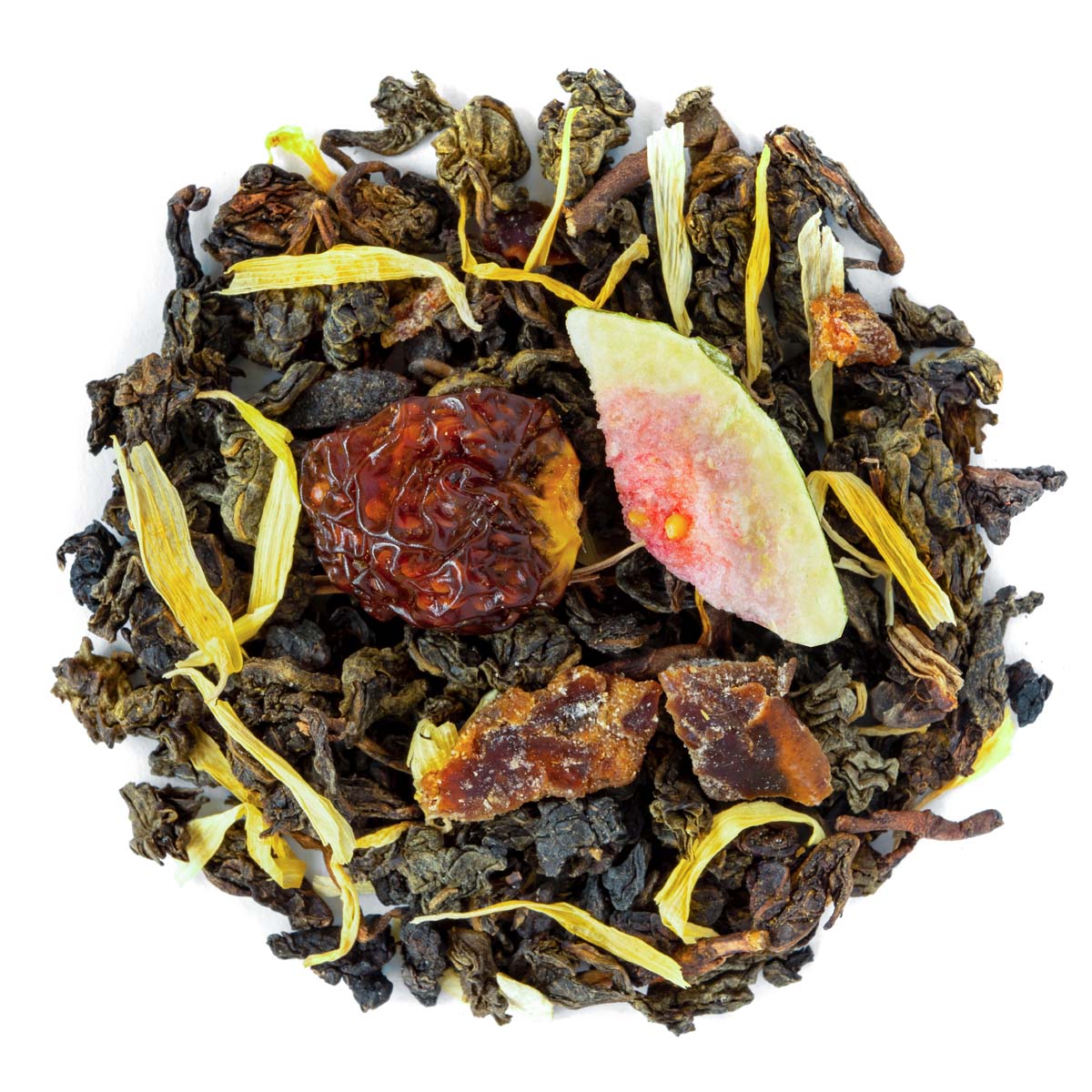 Oolong Feige, Geschmack Feige und Melone – Made in Thé, Draufsicht