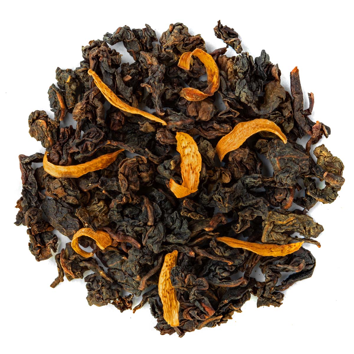 Oolong Brume d’Oranger, Geschmack Orangenblüte – Made in Thé, Draufsicht