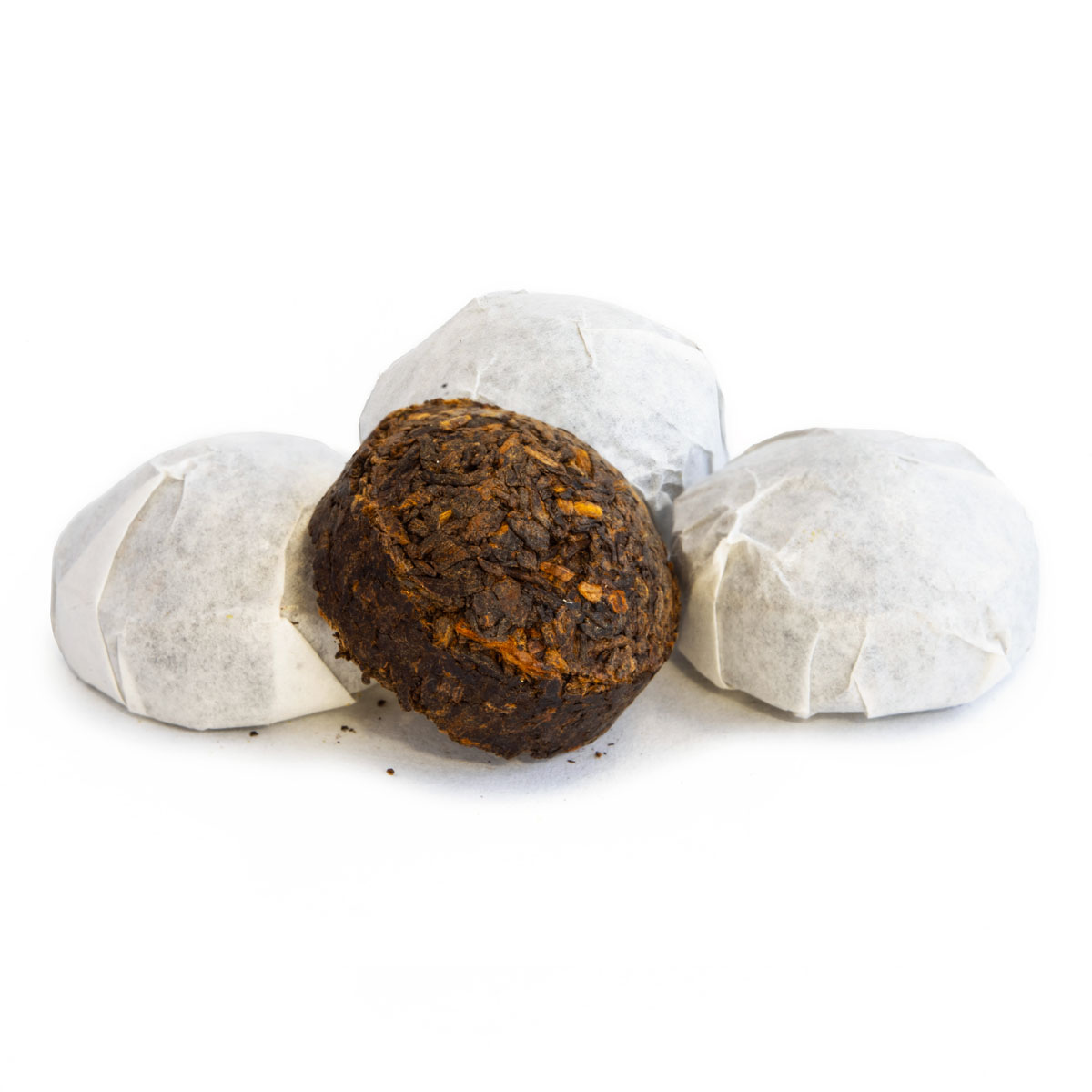 Pu-Erh Mini Tuo Cha – Made in Thé, Seitenansicht