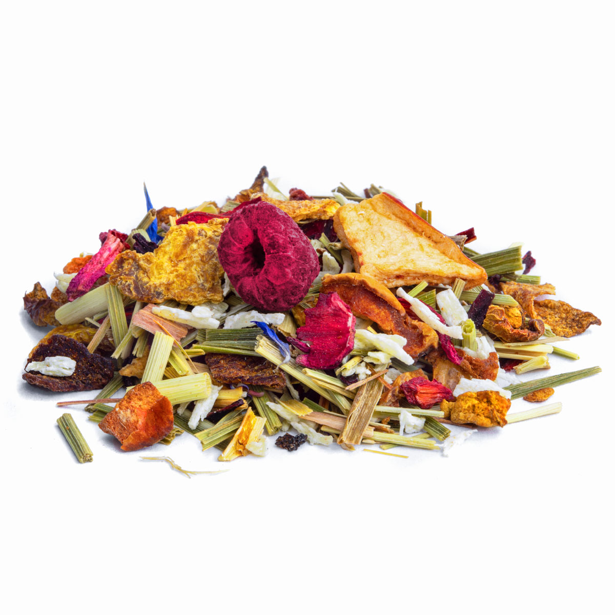 Bio Früchtetee Jardin Secret, Geschmack Himbeere und Limette – Made in Thé, Seitenansicht