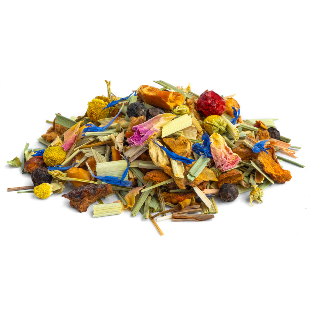 Bio Kräutertee mit Gewürzen und Blüten – Made in Thé, Seitenansicht