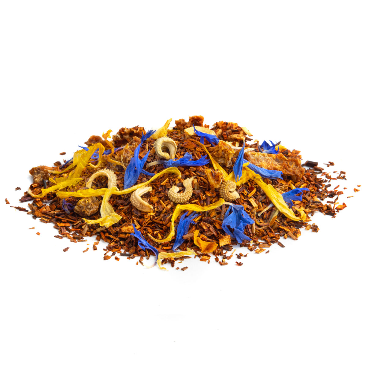 Bio Rooibos Frisson d’Agrumes, Geschmack Orange und Zitrone – Made in Thé, Seitenansicht
