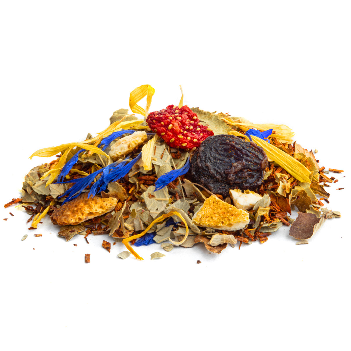 Rooibos Lagoon beach, Geschmack Erdbeere und Traube – Made in Thé, Seitenansicht