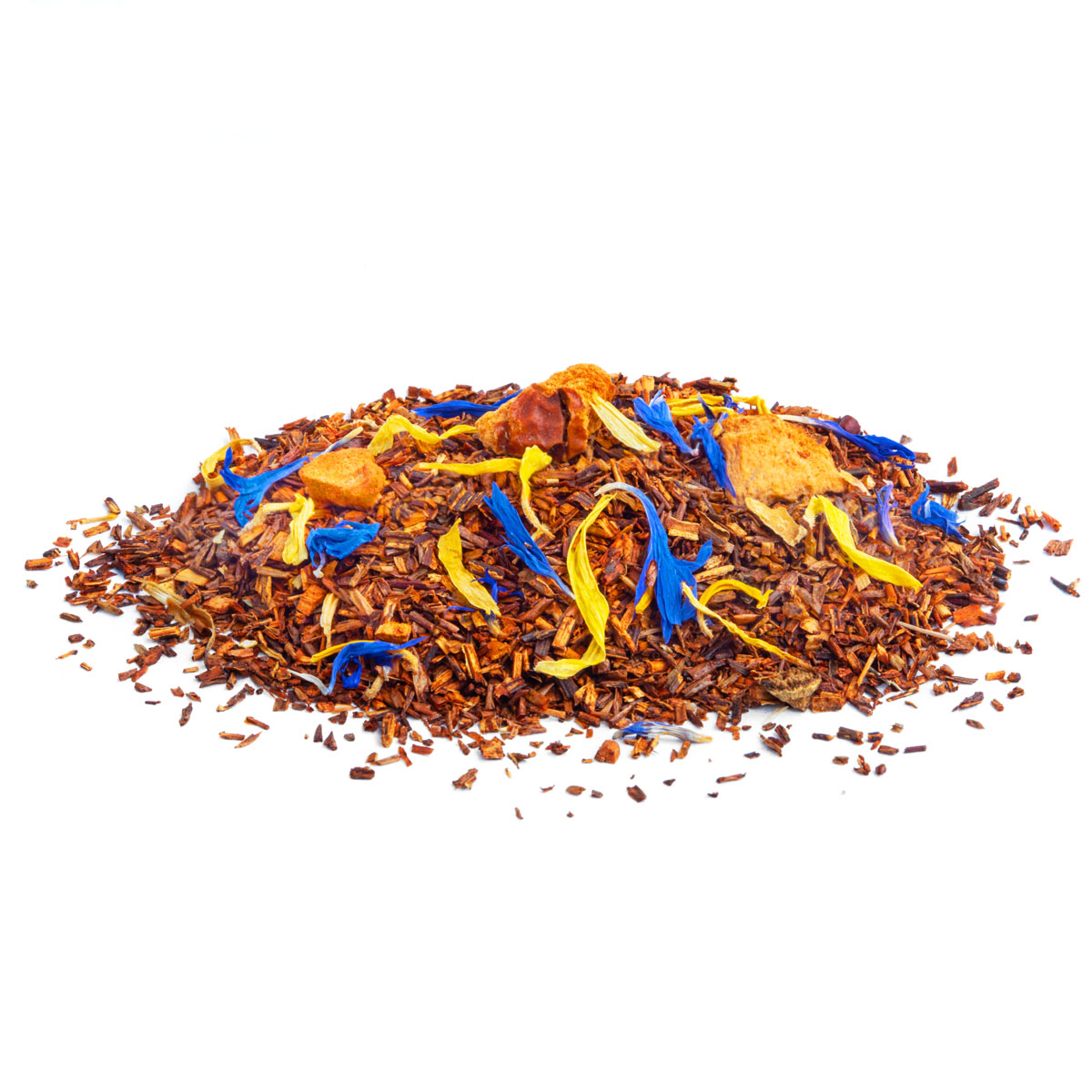 Bio Rooibos Jardin Exotique, Geschmack Maracuja, Vanille und Zitrone – Made in Thé, Seitenansicht