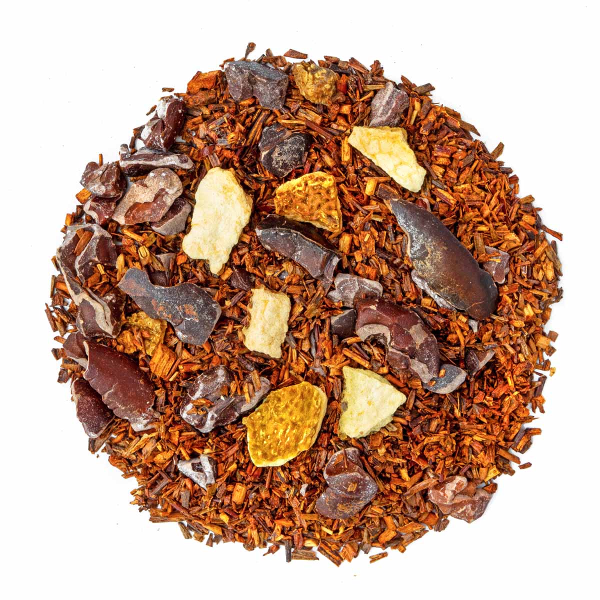 Rooibos Caramel Étoilé, Geschmack Karamell und Zitrone – Made in Thé, Draufsicht