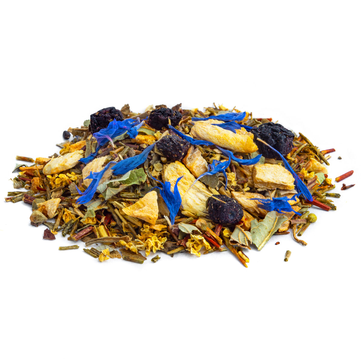 Bio Rooibos Gewürze und Beeren, Geschmack Heidelbeere und Ingwer – Made in Thé, Seitenansicht