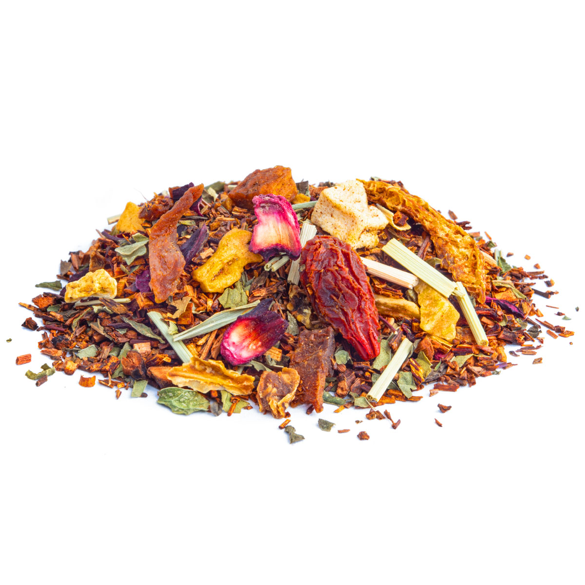 Bio Rooibos Secrets d’Afrique, Geschmack Mango, Minze und Zitrone – Made in Thé, Seitenansicht