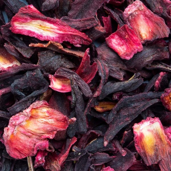Fleurs d’Hibiscus Bio Saveur d’Hibiscus par Made in Thé - Vue zoomée