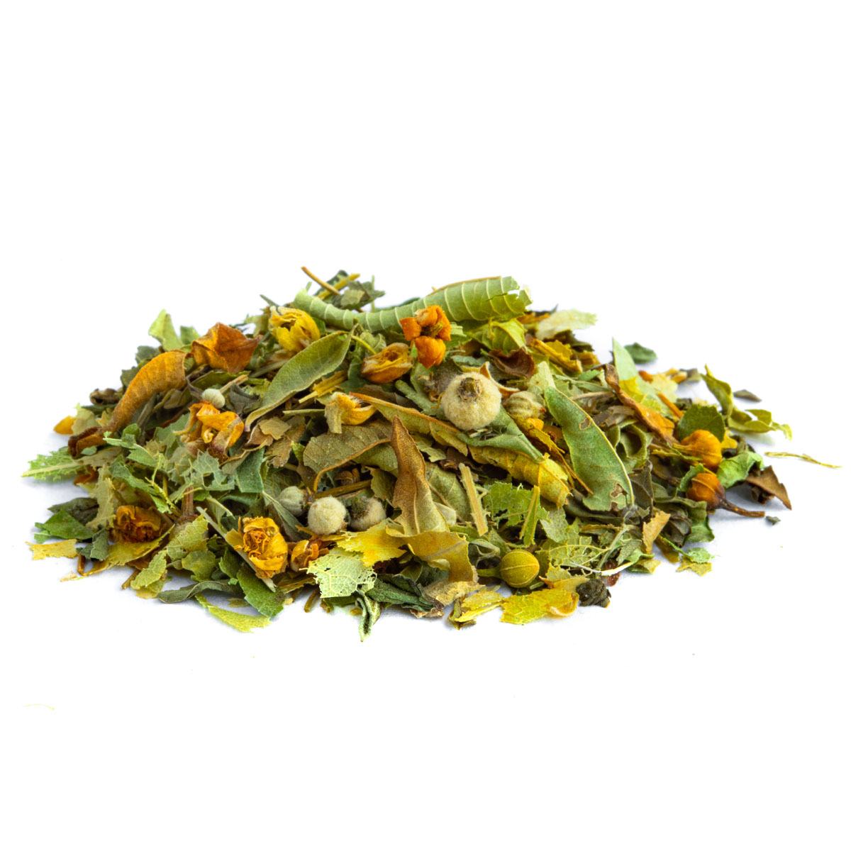 Bio Kräutertee Fraîcheur du Tilleul, Geschmack Lindenblüte und Minze – Made in Thé, Seitenansicht