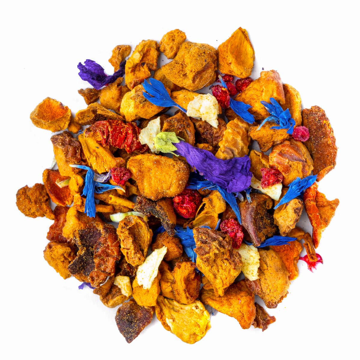 Bio Früchtetee Purple Night, Geschmack Veilchen – Made in Thé, Draufsicht
