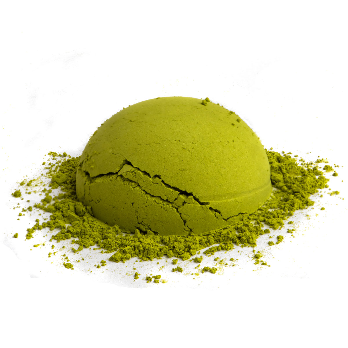 Matcha Vanille Pulver, Seitenansicht
