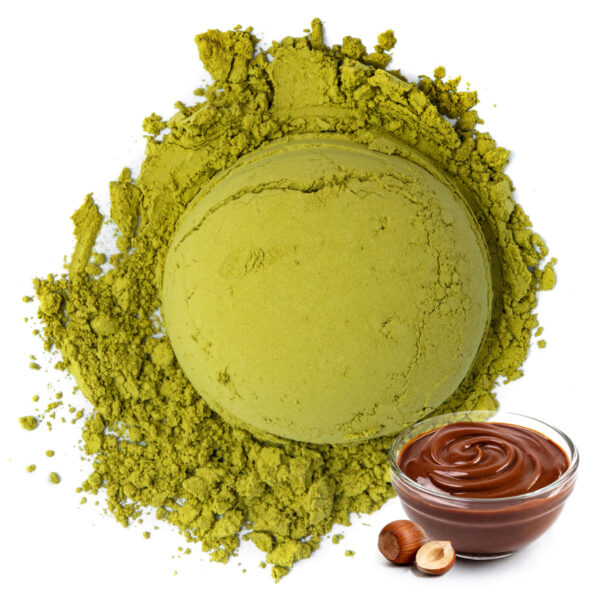 Matcha Latte goût Chocolat Noisette par Made in Thé - Vue de haut