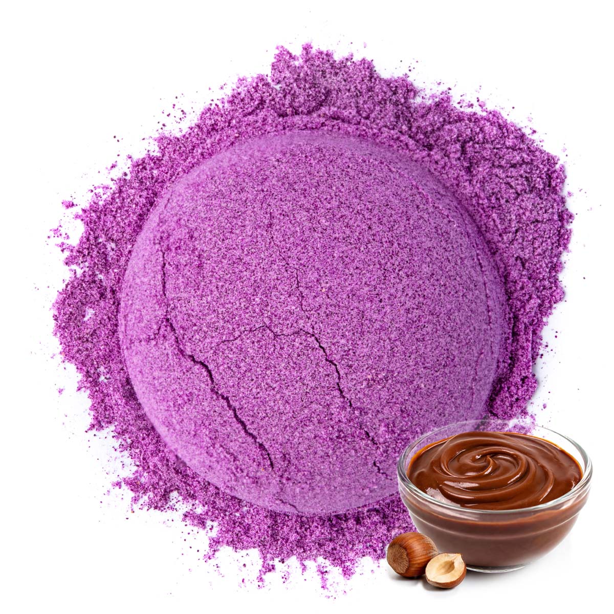 Ube mit Nuss-Nougat-Creme-Geschmack – Made in Thé, Draufsicht