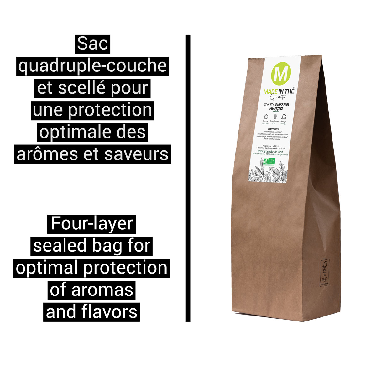 Made in The 1Kg Bag 4 Layer s
